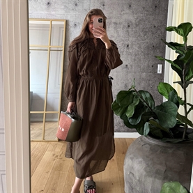 Isabel Marant Etoilé Charissa Kjole, Dark Khaki 